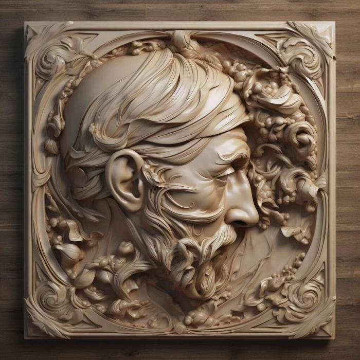 نموذج ثلاثي الأبعاد لآلة CNC 3D Art 